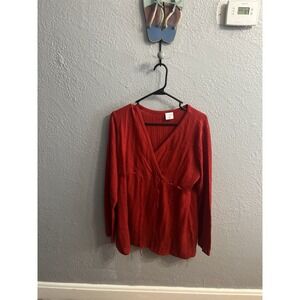 Motherhood Maternity red sweater size XL‎